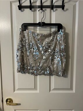 Madden NYC Sequin Mini Skirt